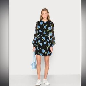 Free People Lace Up Samantha Mini Dress